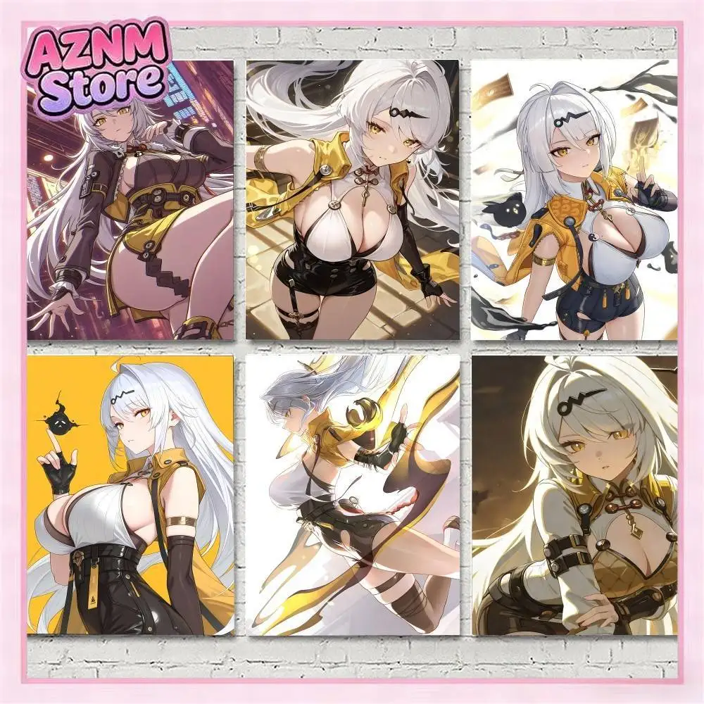 1 Stück Game Zenless Zone Zero Yixuan Poster HD-Druck Vintage Wandkunst Dekoration für Zuhause und Arbeitszimmer Image