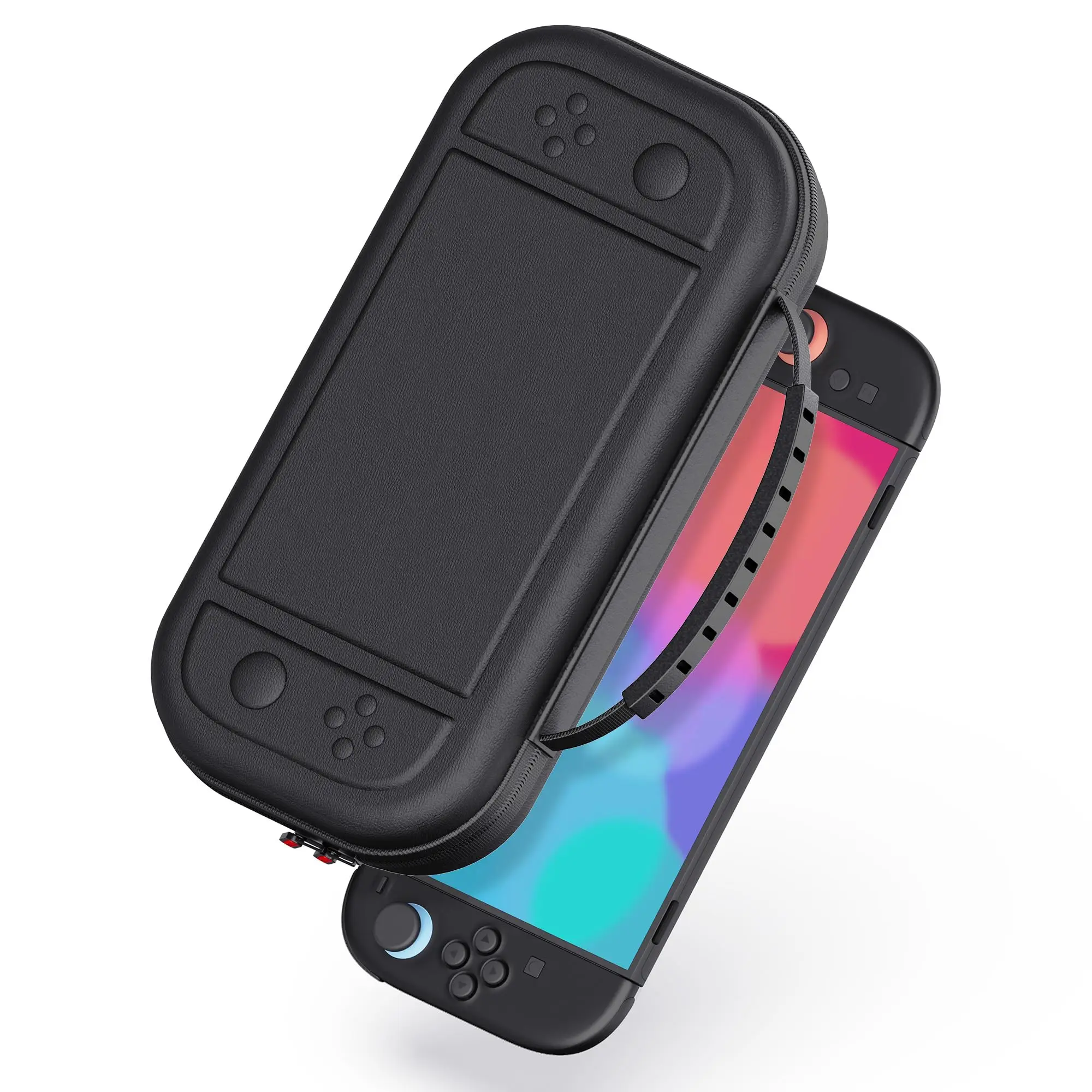 Tragbare Transporttasche für Nintendo Switch 2 (2025) Hartschalen-Reisetasche mit Taschen für Kleinzubehör und Spielmodule Image