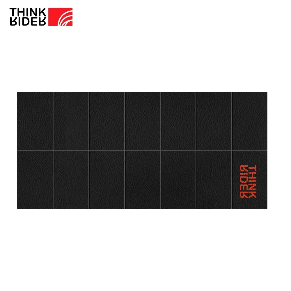 Thinkrider Trainingsmatte Yogamatte für Fahrrad, Heimtrainer, Übungsmatte für Trainer, Bodenmatte Image
