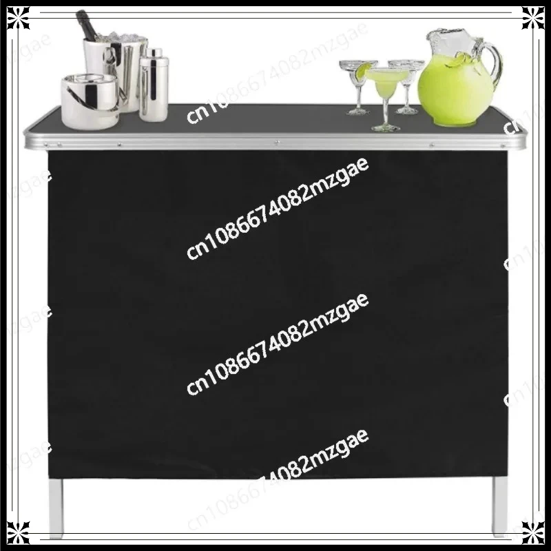 Klappbarer tragbarer Bartisch, faltbarer Standtisch, geeignet für Partys im Innen- und Außenbereich, Picknicks und Ausstellungen, Handtaschen.