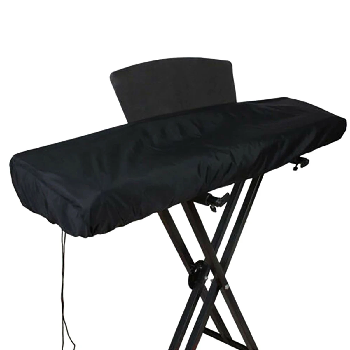 61/88 tasti Tastiera elettronica Copertura antipolvere per pianoforte digitale con cavo regolabile Custodia per pianoforte antipolvere Accessori Borsa nera impermeabile