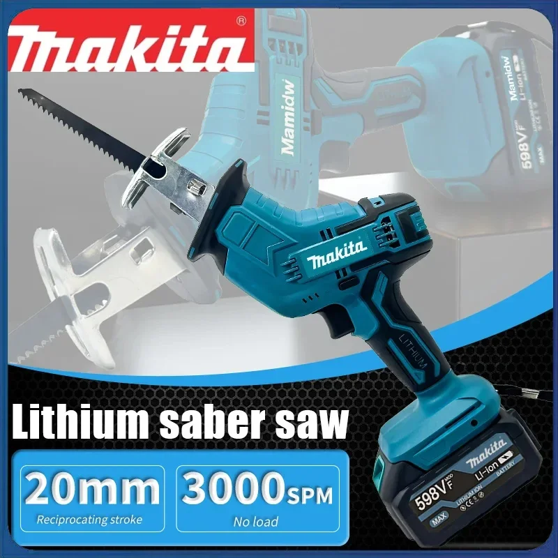 Makita ML-505 Akku-Säbelsäge Elektrische Kettensäge Tragbares Elektrowerkzeug zum Schneiden von Holz, Metall und Rohren Image
