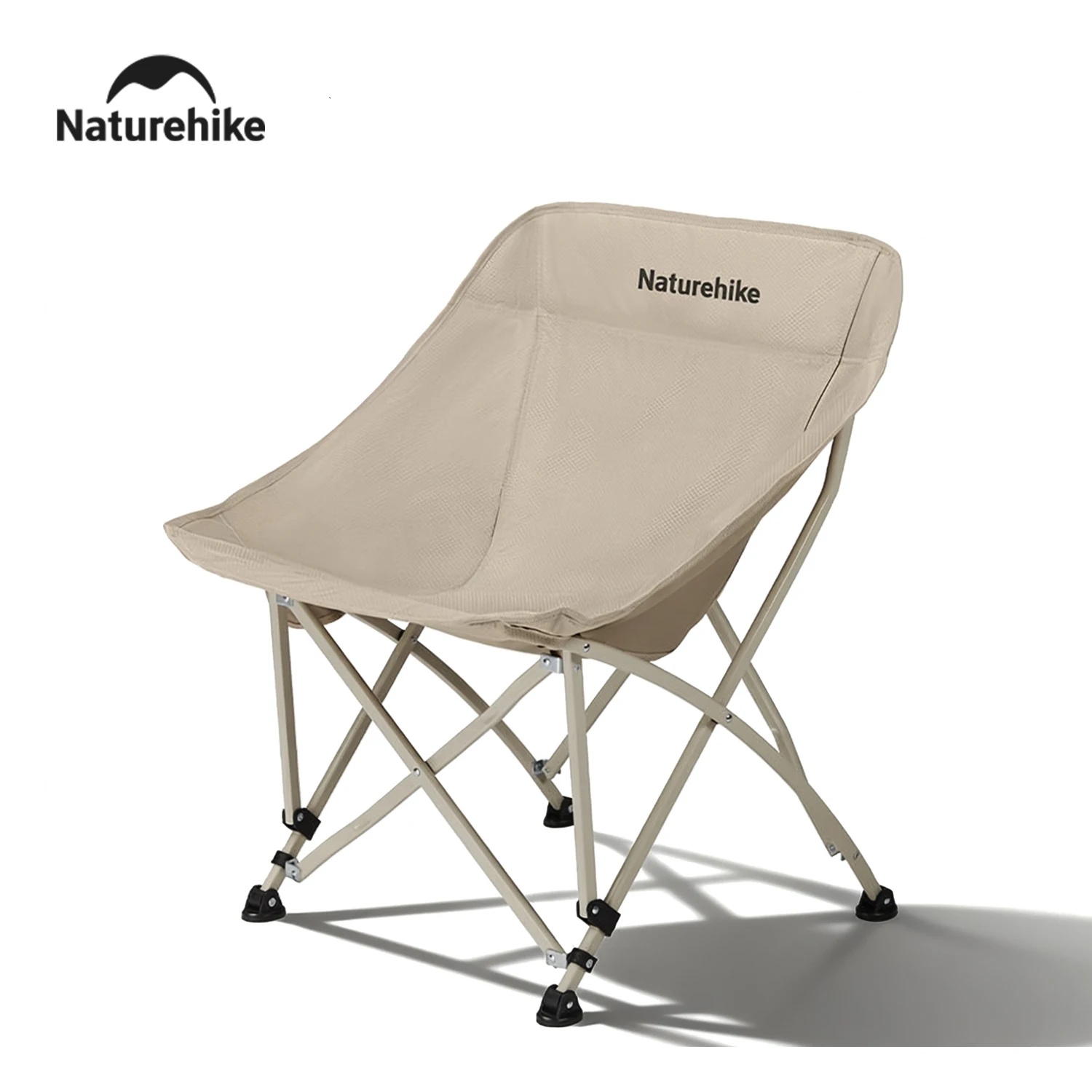 Naturehike 2026 Neuer Angelstuhl, klappbar, tragbar, 64 cm breit, stabiler Picknickstuhl, hohe Belastbarkeit, ergonomischer Wander- und Campingstuhl