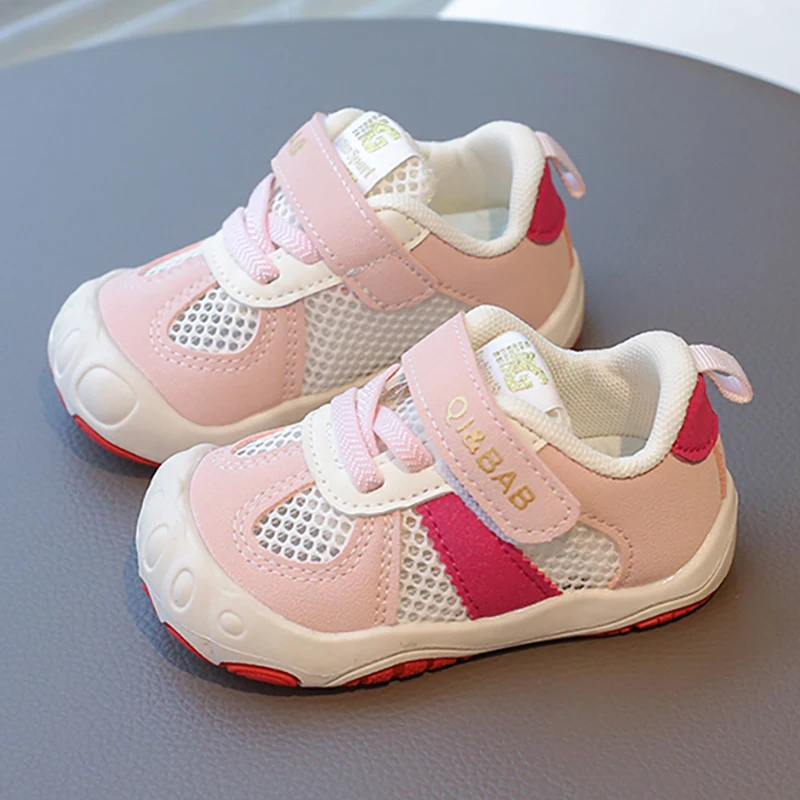 Sommer-Sportschuhe für Kinder, hohl, atmungsaktiv, für Jungen und Mädchen, ergonomische, rutschfeste Kleinkind-Laufschuhe für Kinder