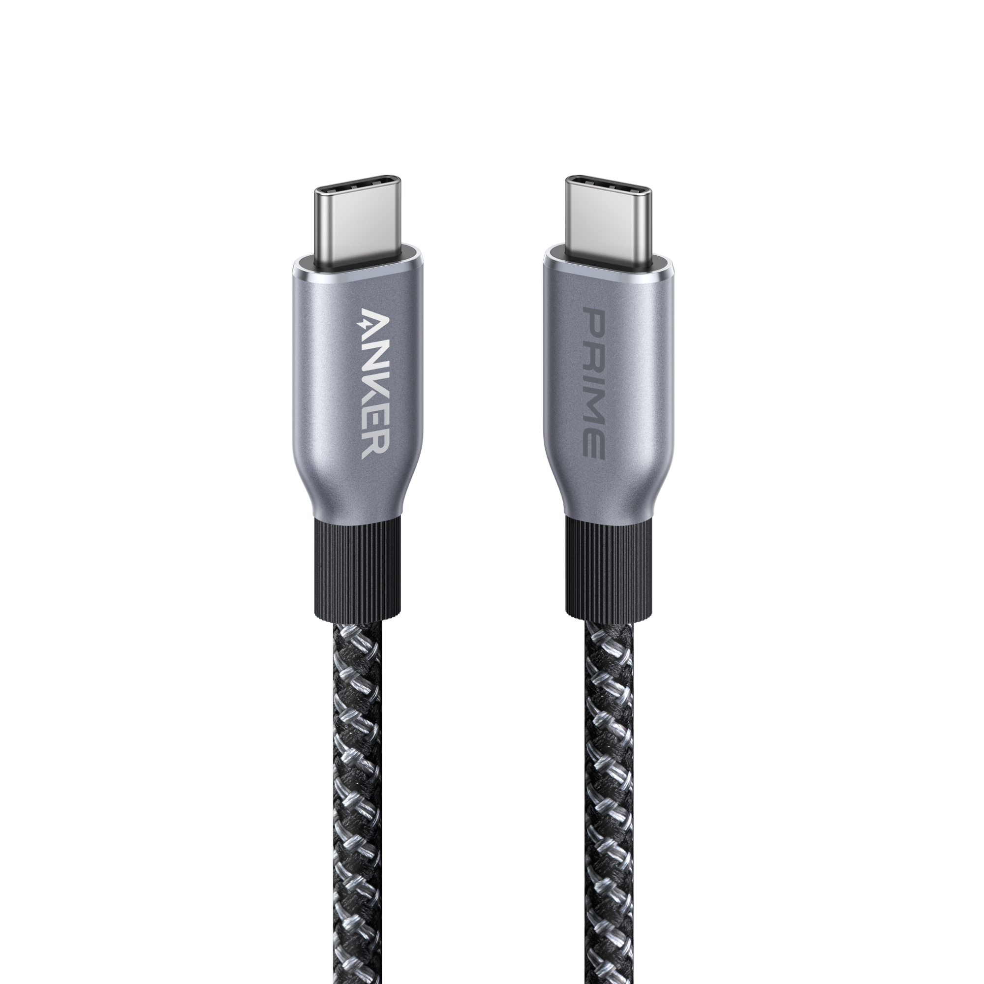Anker Prime USB-C to USB-C Cable (240W, Upcycled-Braided) 3 ft