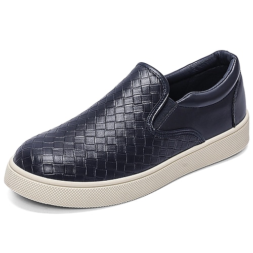 Weiße, lässige Herren-Sneaker zum Hineinschlüpfen – leichte, atmungsaktive Low-Top-Schuhe zum Spazierengehen, bequeme Schuhe im minimalistischen Stil für Herren, geeignet für Alltag, Reisen, Pendeln und Wochenendoutfits.