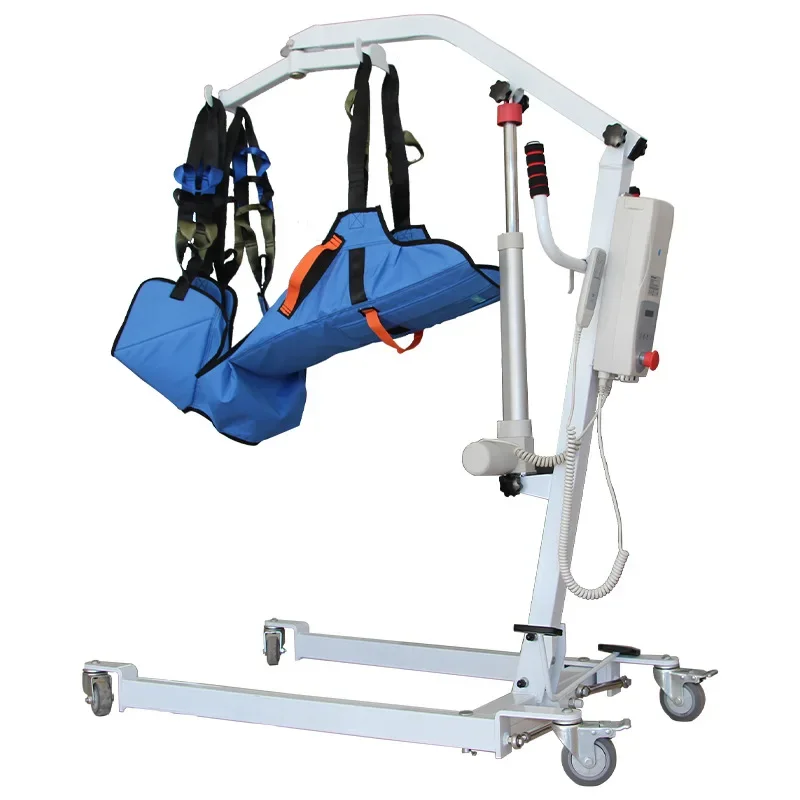 Sollevatore elettrico, dispositivo di trasferimento, ausilio per la movimentazione di anziani e disabili a domicilio