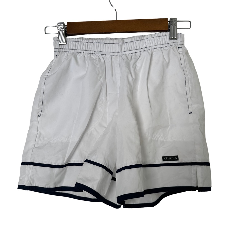 Athleta Shorts | Wome Casual Athletic Shorts Workout Sports Shorts Drawstring Shorts Size Xs | Color: White | Size: Xs
