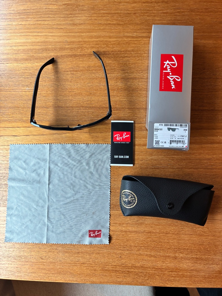Ray-Ban Accessories | Authentic Ray-Ban Rb4181 Sunglasses | Color: Black | Size: 57 16 145