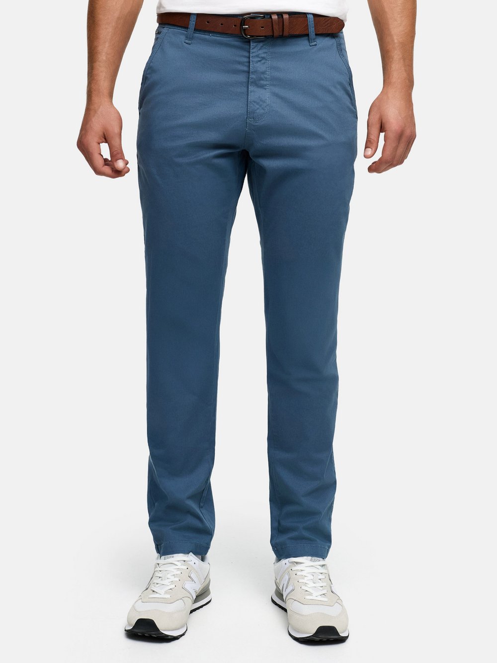 Indicode Chinohose Herren blau, 34-34 Image