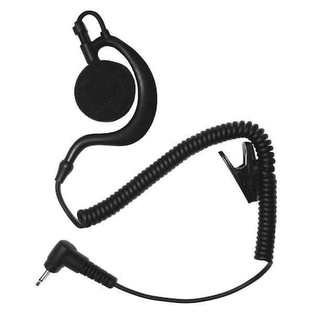 EARPHONE CONNECTION EP2BCLS Earhook Listen Only Earpiece,Black - EARPHONE CONNECTION