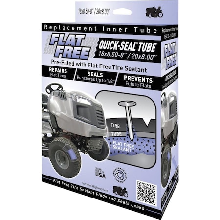 FLAT FREE 45015 Sealant Filled 8 In. Lawn Mower Tire Inner Tube