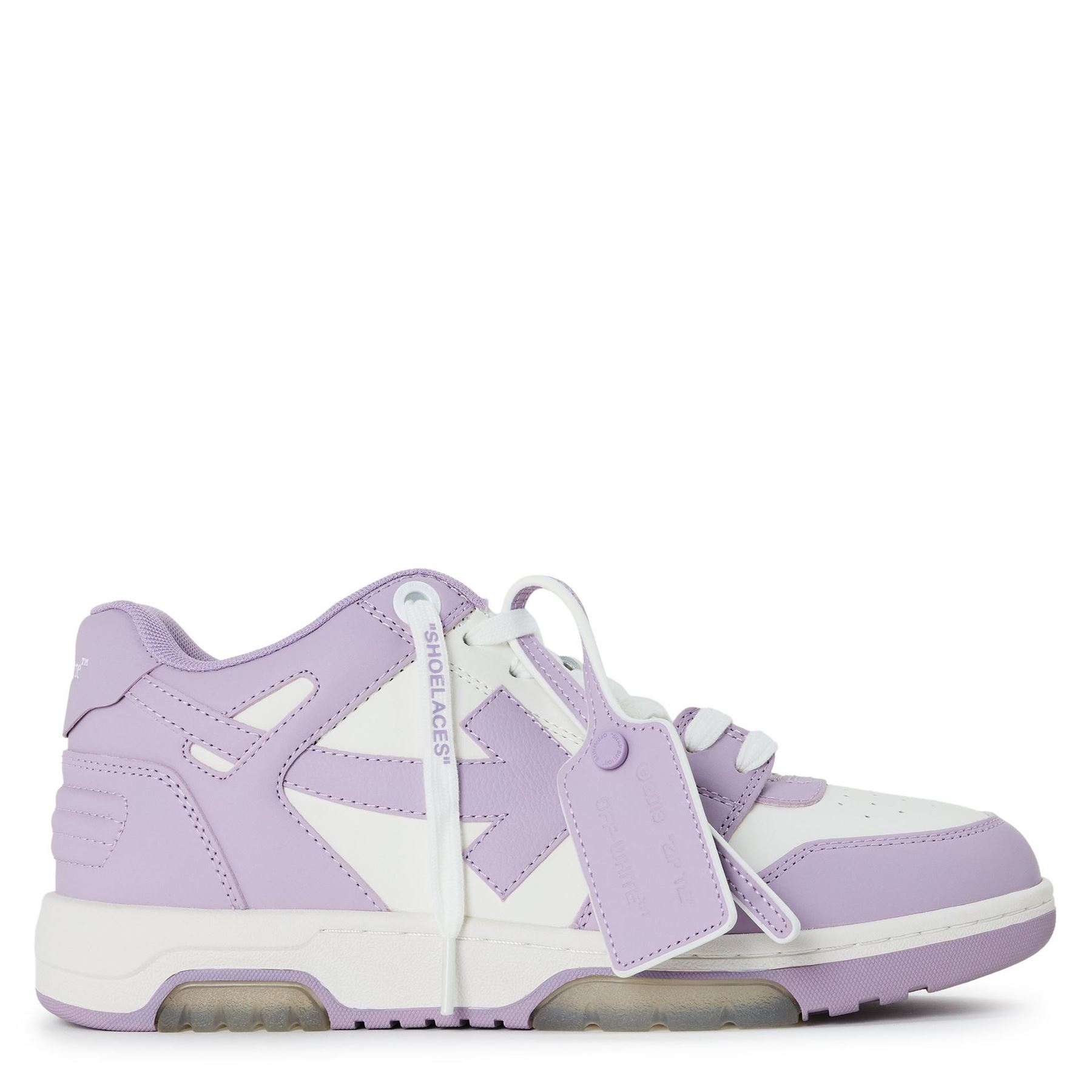 Off-white Womens Off White Out Of Office Low Top Trainers in Lavander/white - Lilac - Size UK 3 | Off-white Sale | Discount Designer Brands