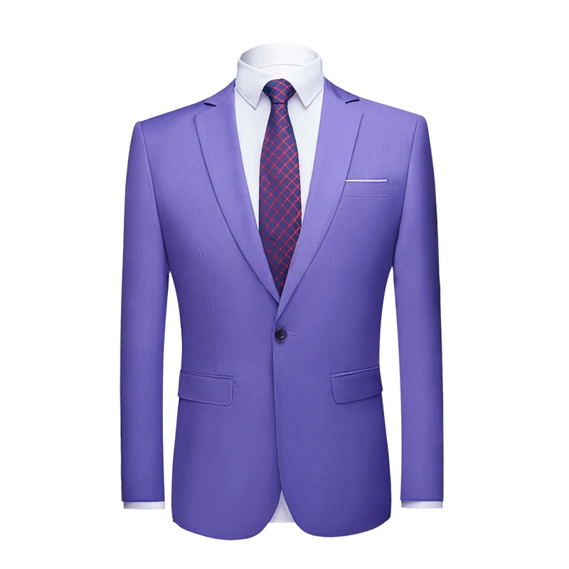 Neueste Designs Männer Fashion Casual Slim Fit Anzug Jacke Formale Business Social Hochzeit Party Blazer Hommes Plus Größe 5XL-S