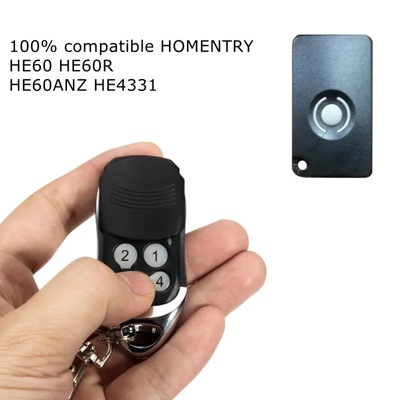 HOMENTRY HE4331 HE60 HE60R Fernbedienung 433 MHz Sender für Garagentor Toröffner Image