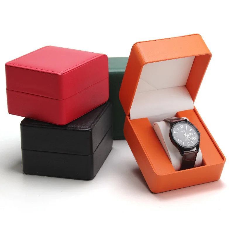 Uhr Aufbewahrung sbox pu einzelne Uhr Vitrine Armbanduhr Uhren halter Reises chmuck Uhr Veranstalter für Männer Geschenk