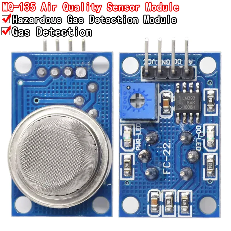 Neues MQ135 MQ-135 Luftqualitätssensor-Modul zur Erkennung gefährlicher Gase für Arduino M2 PromotionHot New Arrival Image