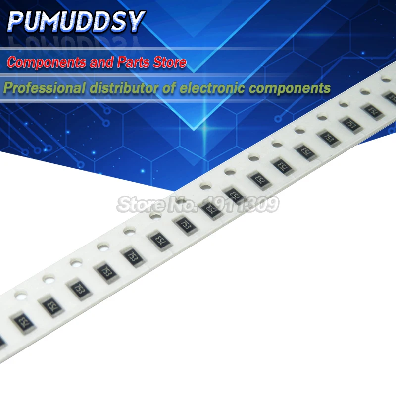 200pcs 1% 1206 SMD widerstand 0R ~ 10M 1/4W 0 0,1 1 10 100 150 220 330 ohm 1K 2,2 K 10K 100K 0R 1R 10R 100R 150R 220R 330R 1M 10M Image