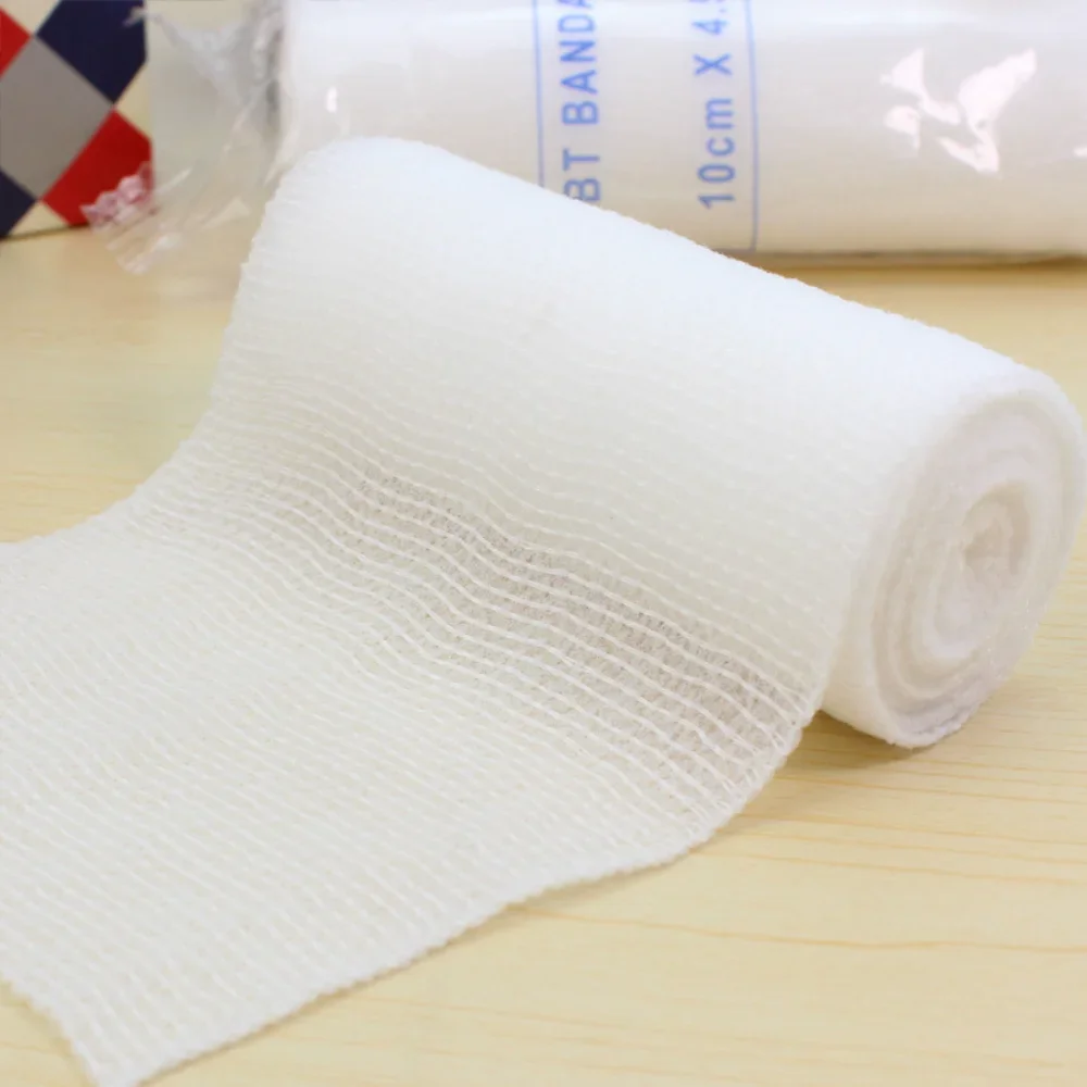 7,5 cm x 4,5 m 10 teile/los PBT Elastische Bandage Medizinische Versorgung Konforme Erste Hilfe Gaze Für Wundauflage Notfall pflege Baumwolle Image