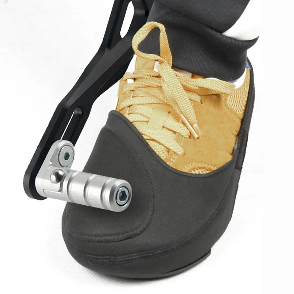 Schuhe Shifter Protector Anti-Rutsch Wasserdicht Schwarz Einfach zu installierende Motorrad-Zehenschutzausrüstung