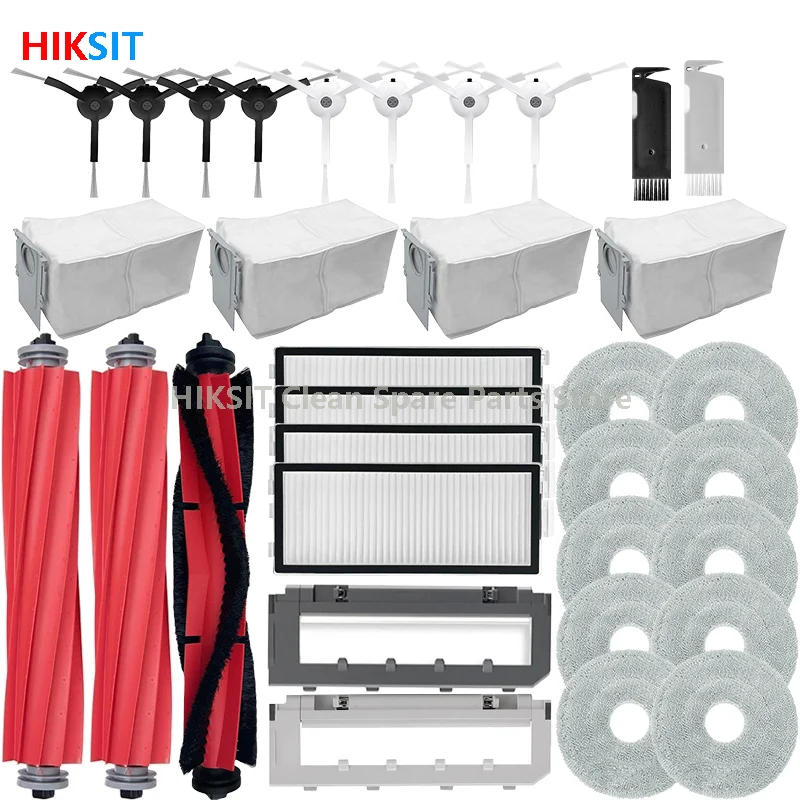 Zubehör für (Roborock Q Revo MaxV/Q Revo S/Q Revo Pro) Staubsauger Teil Hauptbürste Mopp Tuch Staubbeutel Wischen Tuch Pad Image