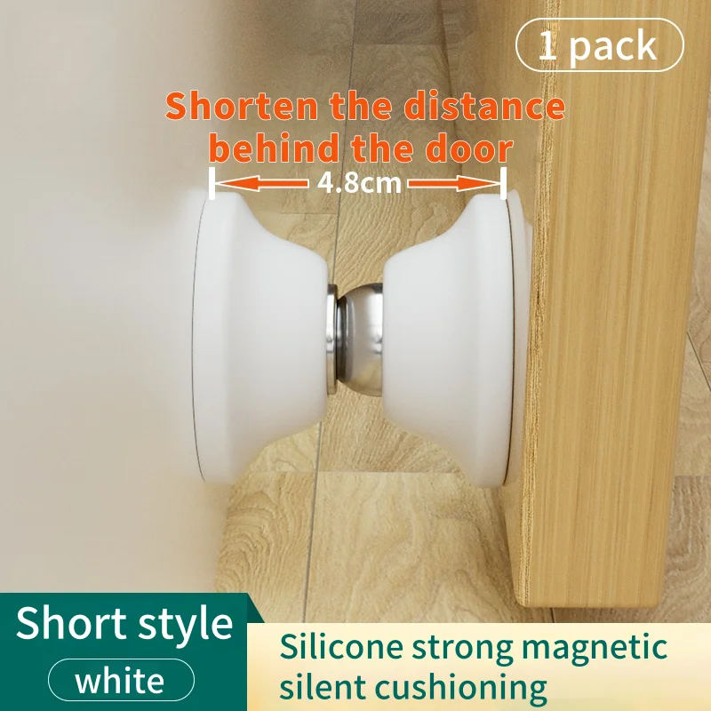 Silikon Anti-kollision Magnetische Tür Stopper Schlafzimmer Tür Studie Tür Puffer Tür Saug Kein Stanzen Starke Bindung