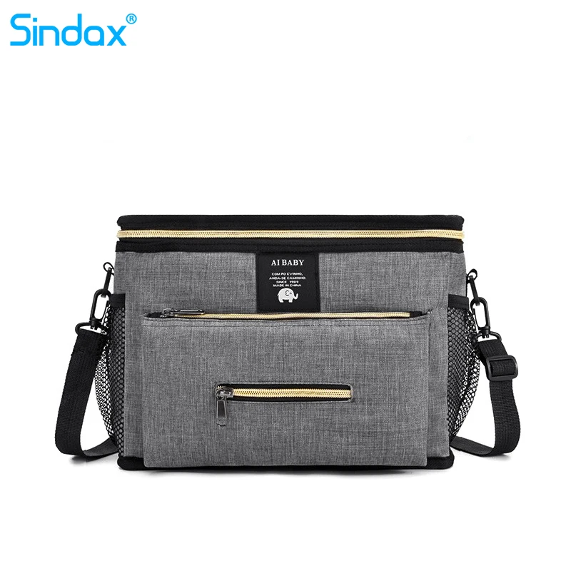 Baby Kinderwagen Wasserdichte Windel Tasche Große Kapazität Mama Reisetaschen Multifunktionale Mutterschaft Mutter Baby Kinderwagen Organizer Image