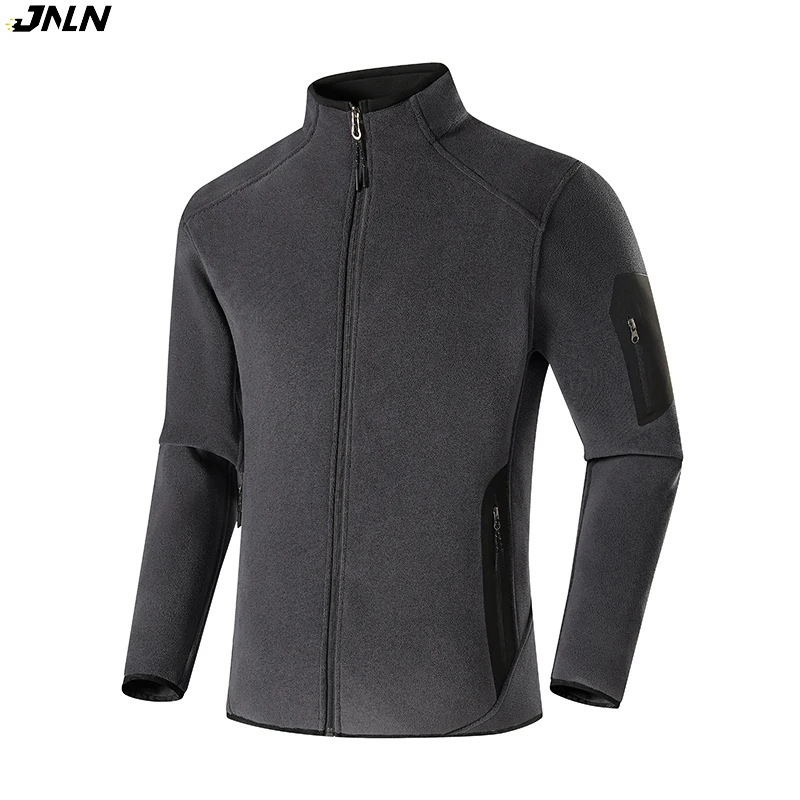 JNLN Winter-Fleecejacke für Herren und Damen, winddicht, warm, Fleece-Kleidung, Unisex, Wandern, Camping, Klettern, Skifahren, Sportmantel Image
