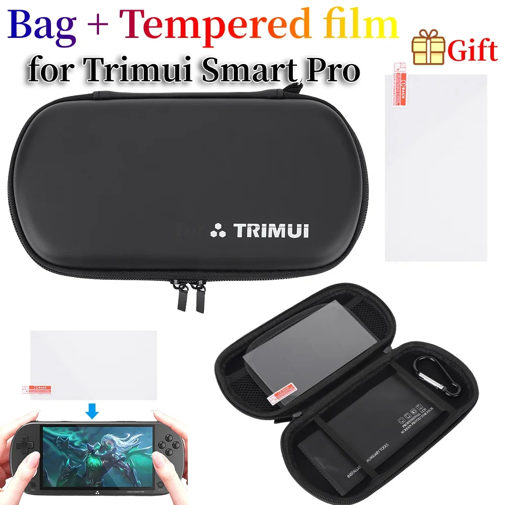 Fall Tasche für Trimui Smart Pro Trage tasche Handheld-Spiele konsole schwarz Hard Travel Aufbewahrung tasche Videospiel konsole tragbare Tasche