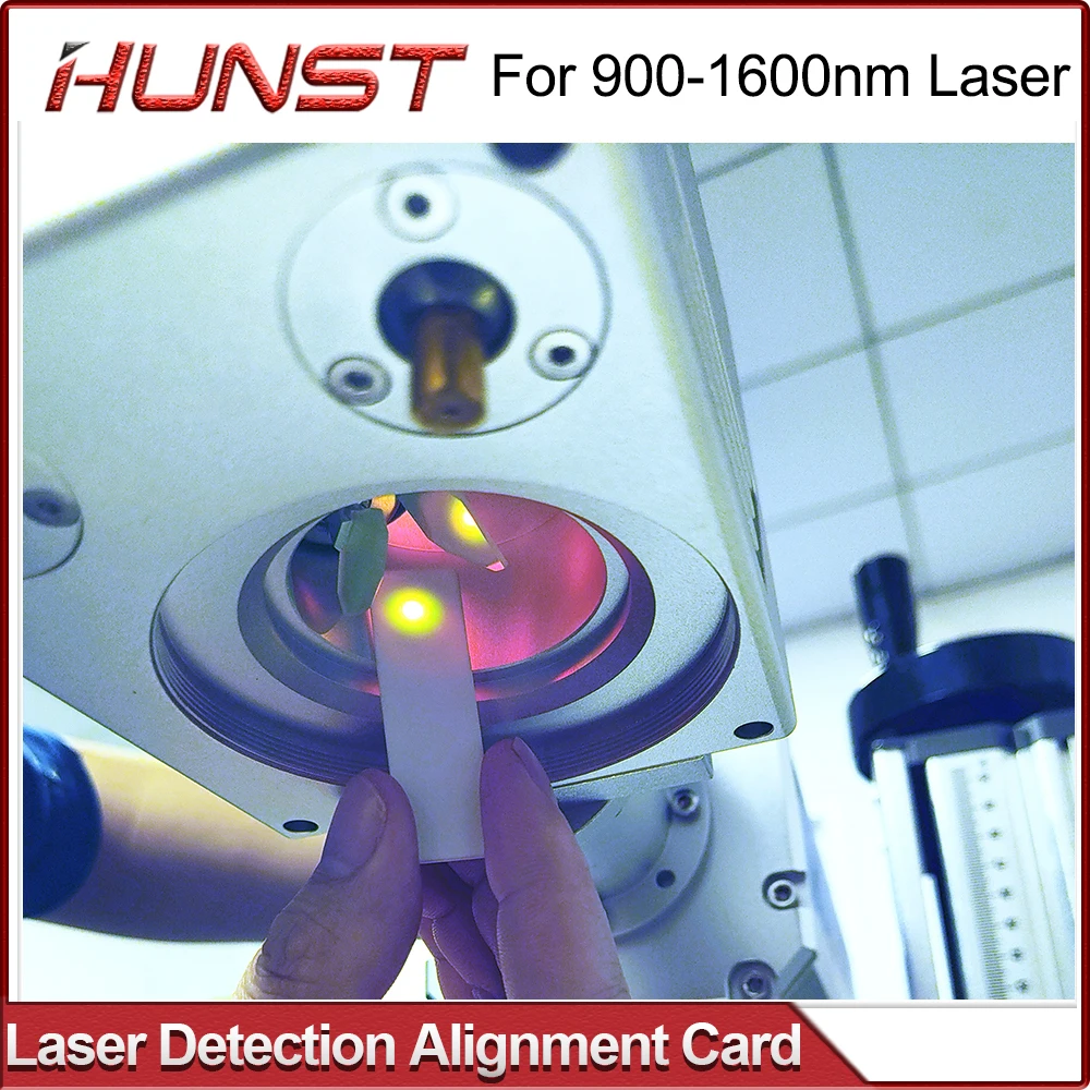 HUNST Faserlasererkennung Ausrichtungskarte Infrarot-Dimmer Visualizer Kalibrator Keramikplatte für 900-1600 nm Laser Image