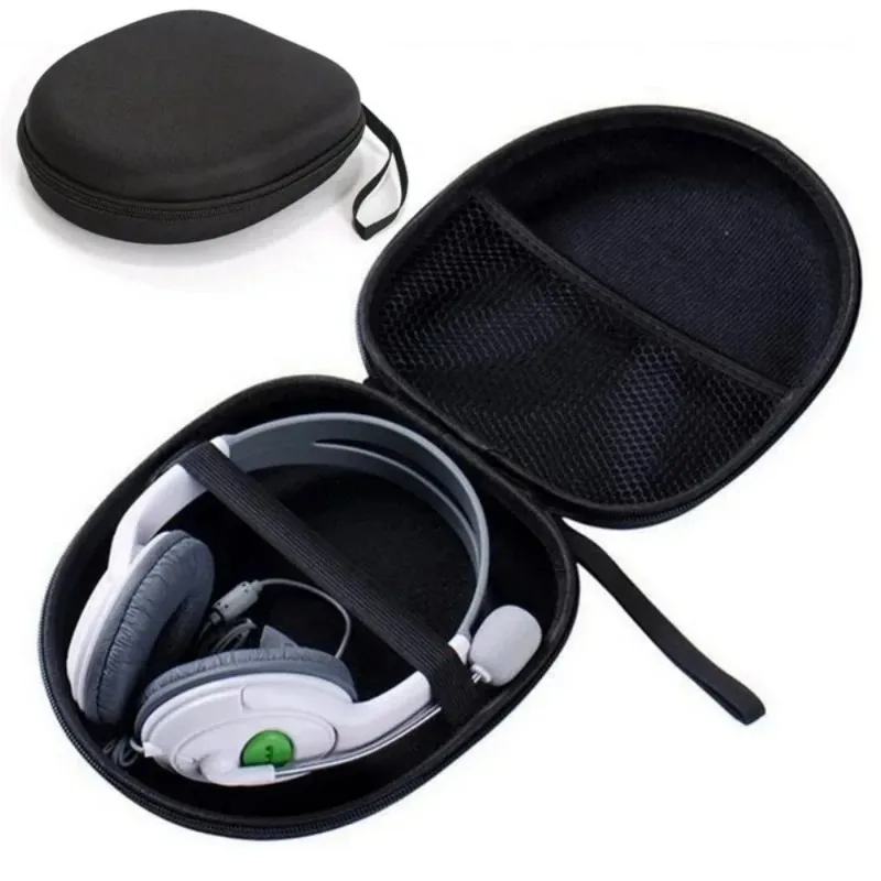 Tragbare, stoßfeste Bluetooth-Headset-Hartschale, Kopfhörer-Aufbewahrungstasche, Tragetasche für Reisen – schützende Ohrhörer-Hülle Image