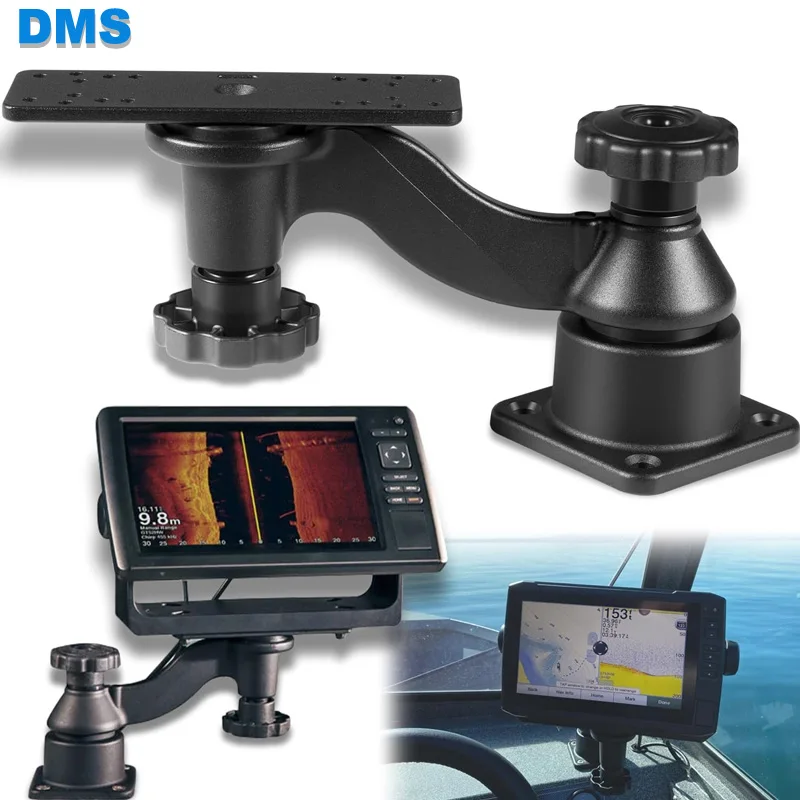 Horizontale 6-Zoll-Fischfinderhalterung mit Schwenkarm, passend für Fischfinder- und Kartenplotter für EchoMAP/GPSMAP/Apex/Helix/Solix/Elite Image