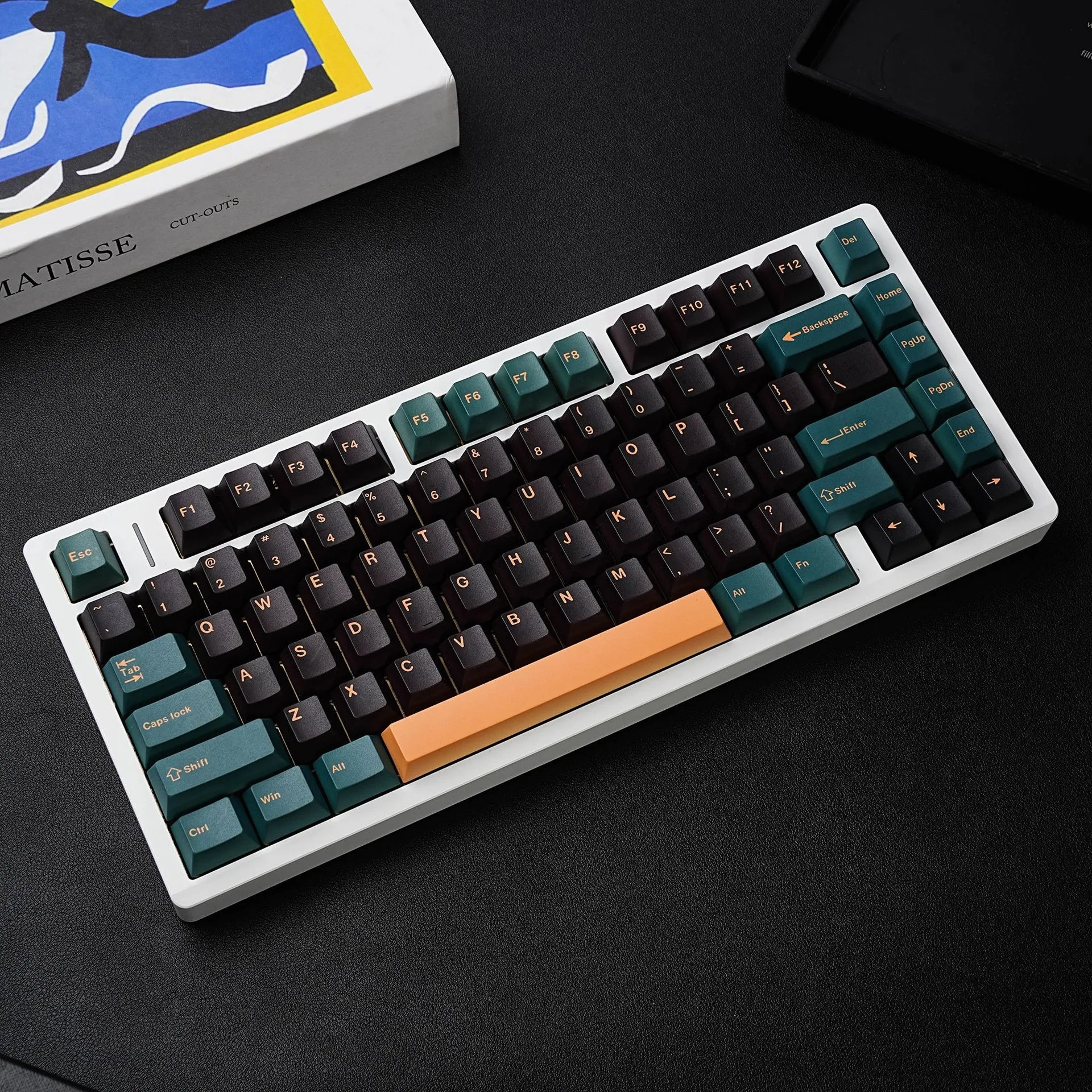 Marrs Green Mechanical Keyboard GMK Tastenkappen Spanisch Französisch Koreanisch Deutsch Japanisch Russisch Abnt2 Cherry Profile PBT Keycap ISO 7U Image