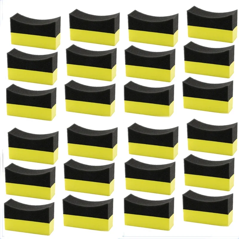 10Pc Reifen Polieren Wachsen Schwamm Detaillierung Applikator Schwamm Applikator Pads Reifen Waschen Wischen Reinigung Werkzeug Auto Reinigung Pinsel Image