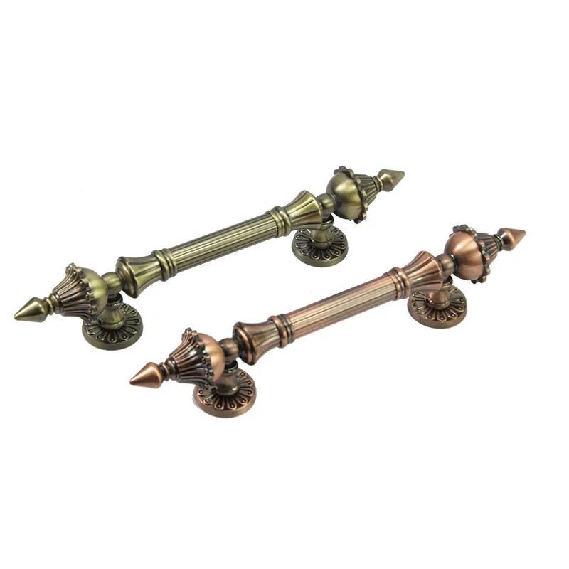 1 Stück Türgriff Antik Zinklegierung 280-550 mm Länge Griff Türgriff Bronze Tor Hotel Eingang Einkaufszentrum Türgriff