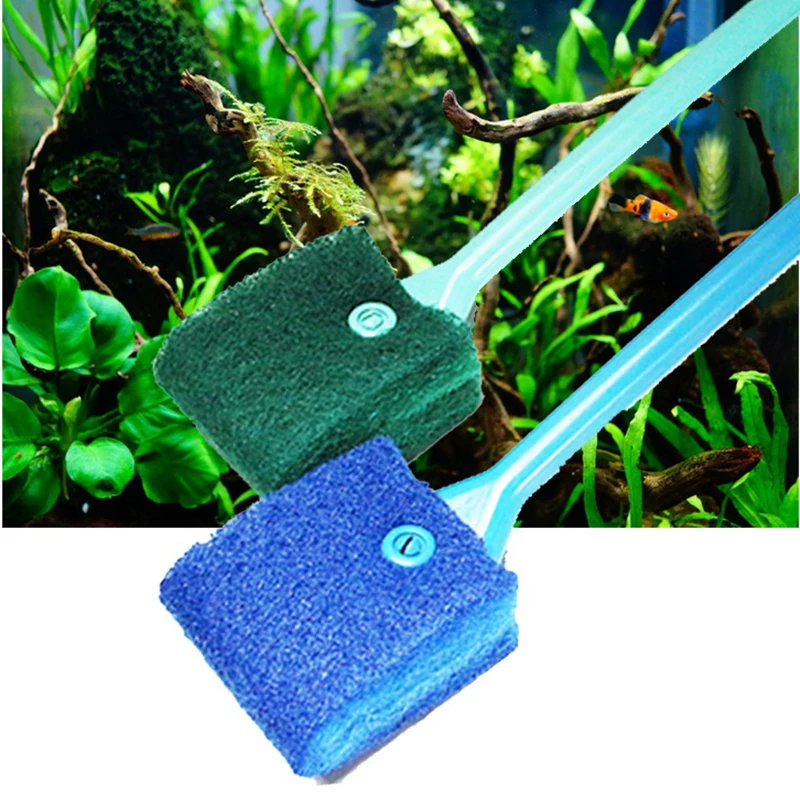 1PC Reinigung Aquarium Pinsel Schwamm Reinigung Werkzeug Aquarium Glas Pflanzen Reinigung Pinsel Aquarium langstieligen Aquarium Reiniger