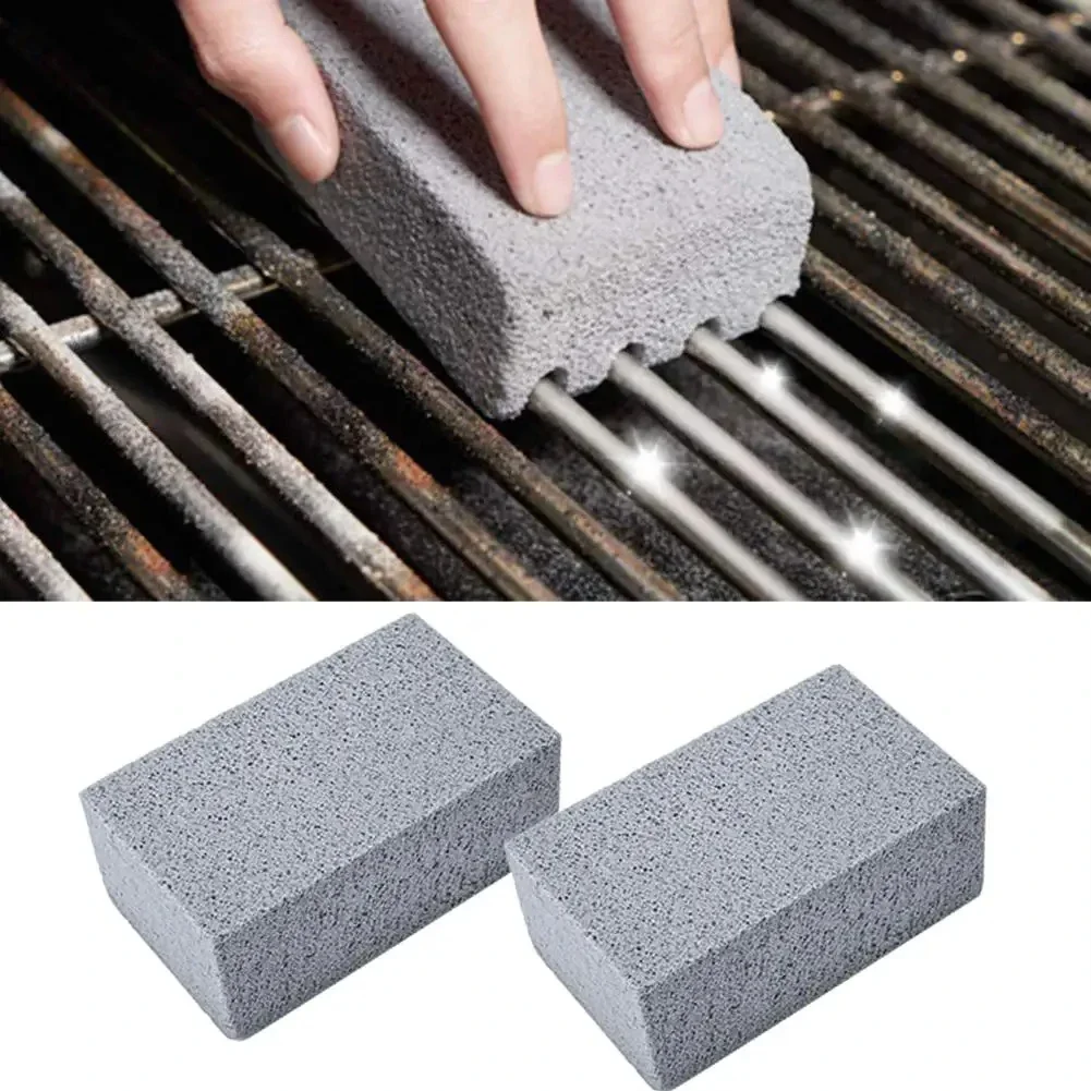 1pc BBQ Grill Reinigung Pinsel Ziegel Block Grill Reinigung Stein Bimsstein Ziegel Für Grill Rack Outdoor Küche BBQ Werkzeuge Image