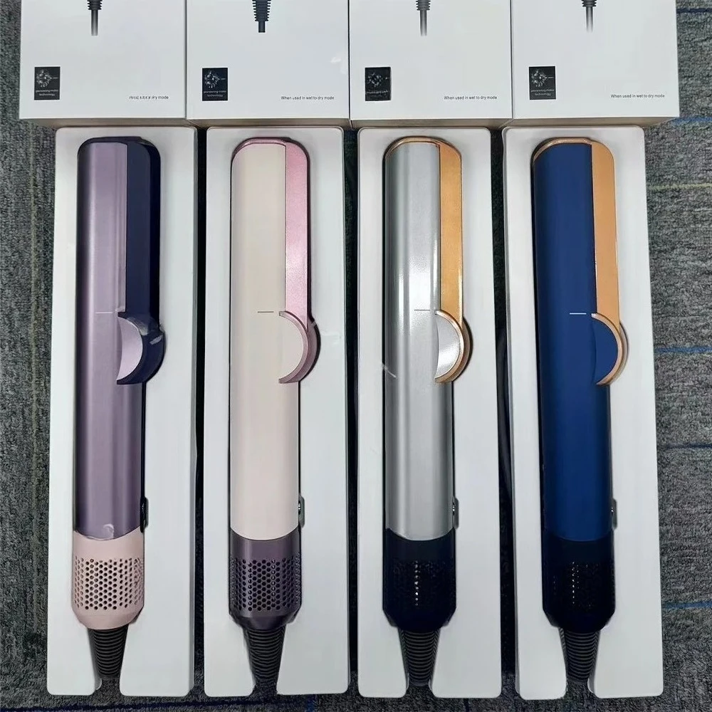 2-in-1 Professioneller Haarglätter & Haartrockner, Aufheizbares Glätteisen mit Negativionen-Technologie für Langanhaltende Styling-Effekte, 1,8M & 2,7M Image