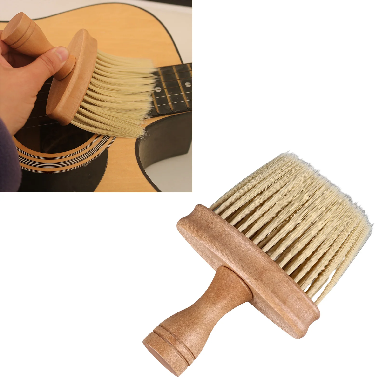 Instrument Staub Pinsel Staub Entfernung Reinigung Werkzeug Gitarre Klavier Trommel Ukulele Pflege Instrument Staub Entfernung Pinsel Image