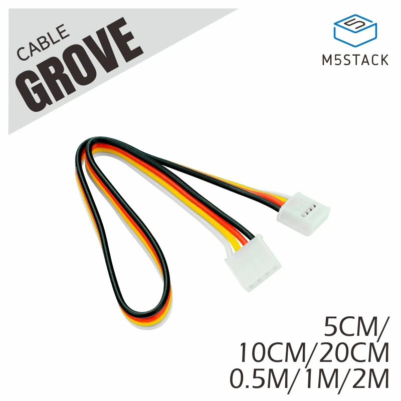 M5Stack Offizielles Unbuckled Grove-Kabel 1 m/2 m/50 cm/20 cm/10 cm/5 cm Image