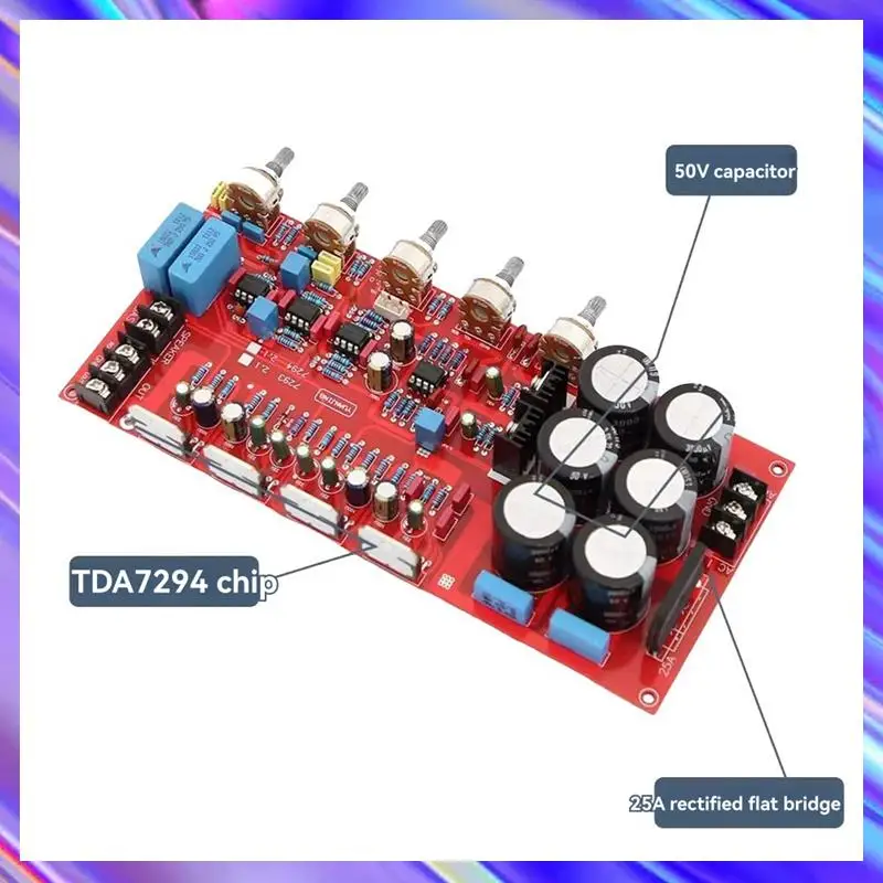 A24U TDA7294 2,1 Kanal 2X80W + 160W Hifi Audio Verstärker Bord Subwoofer Power Verstärker AMP Bord 50-150HZ Dual 18-26V Image