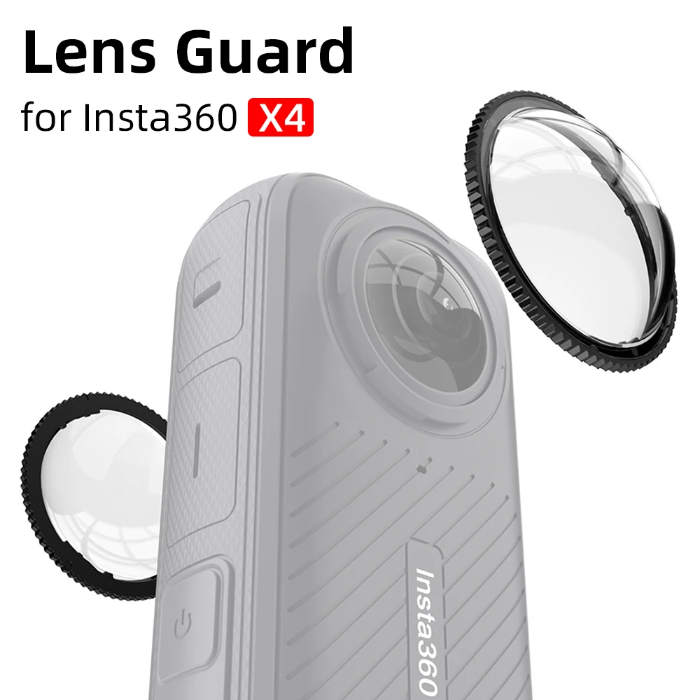 Objektivschutz für Insta360 X4, drehbar, kratzfest, hochwertige Objektivschutzkappe für Insta 360 x 4, Schutzbügel-Zubehör Image