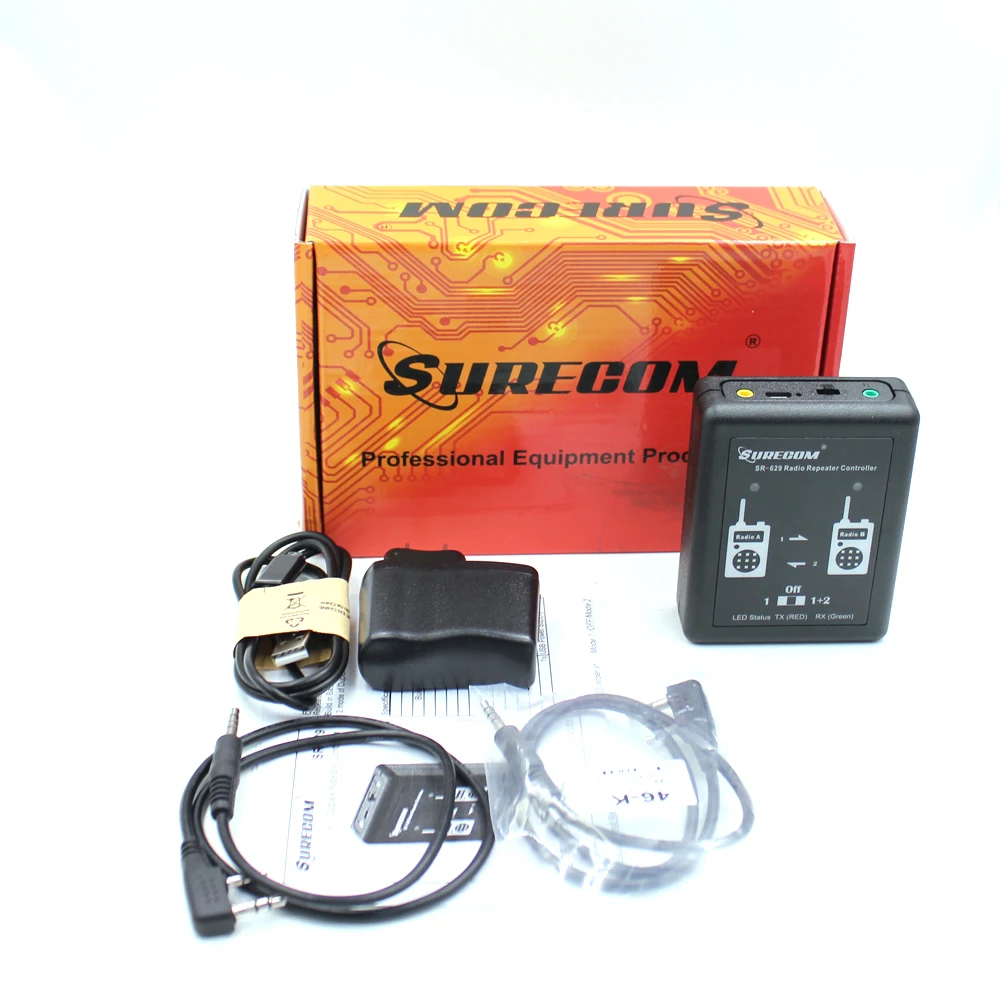 Surecom SR-629 Duplex Repeater Controller Cross Band SR629 für Walkie Talkie Two Way Radio Relay Controller Relay Box Image