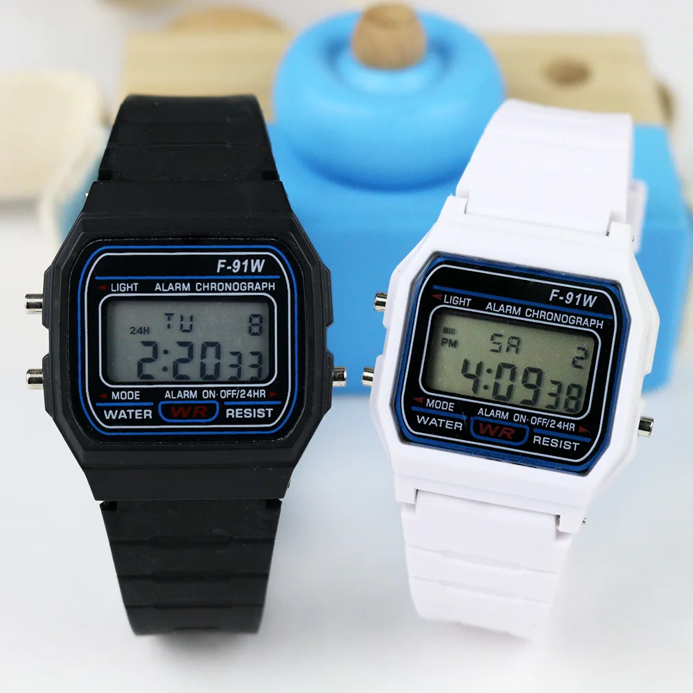 Sport Digitale Uhren Kind Jungen Silikon Armband Mädchen Elektronische Uhr Chronograph Alarm Nette Studenten LED Uhr Montre Enfant Image