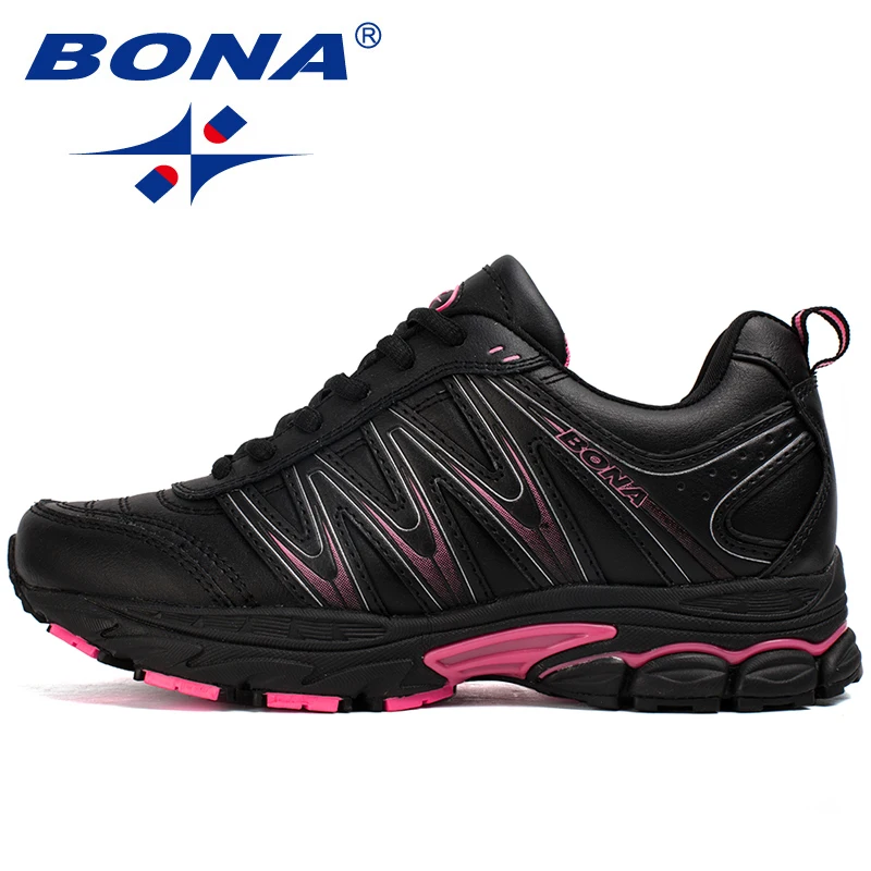 BONA Neue Heiße Art Frauen Laufschuhe Lace Up Sport Schuhe Outdoor Jogging Walking Sportschuhe Bequeme Turnschuhe Für Frauen