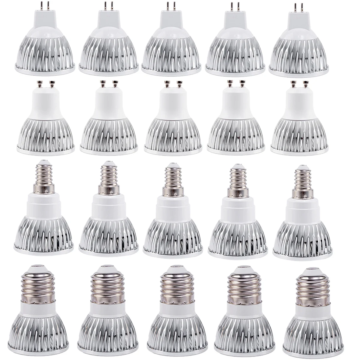 10 Stücke Dimmbare DC 12 V 24 V GU10 MR16 E27 COB Led-strahler Lampen Kalt Warm Weiß 6 W 9 W 12 W Niederspannung High Power Lampe Beleuchtung Image