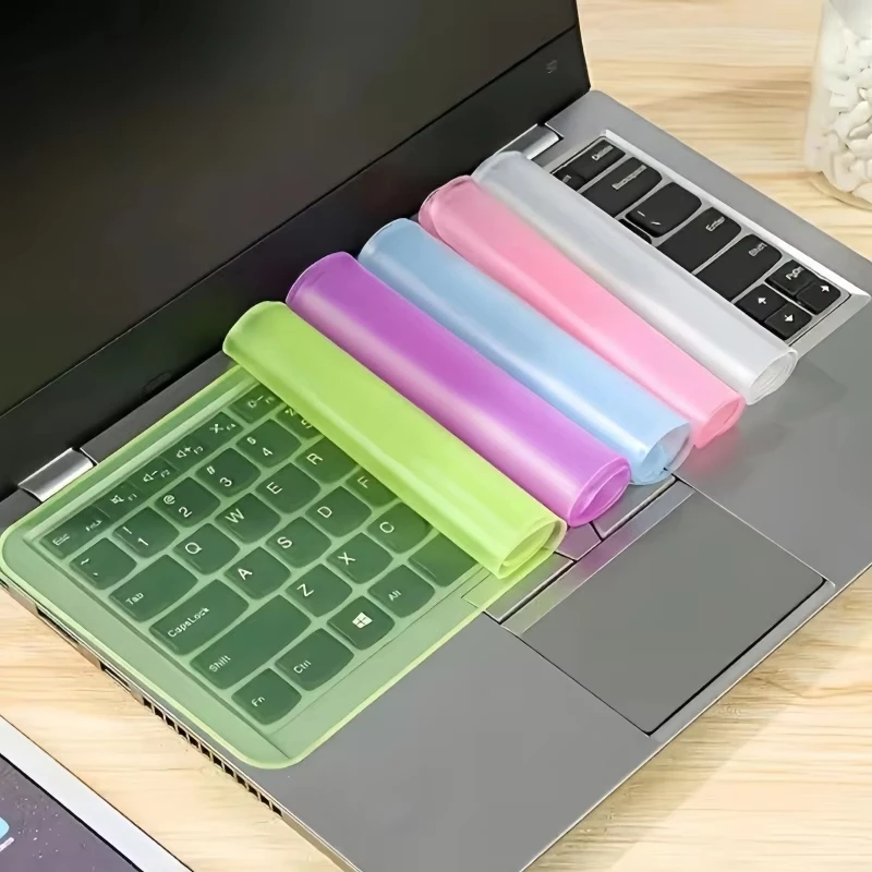 13-17 Zoll Universal-Laptop-Tastaturabdeckung aus weichem Silikon, staubdicht und wasserdicht, Schutzfolie für Notebook-Computer Image