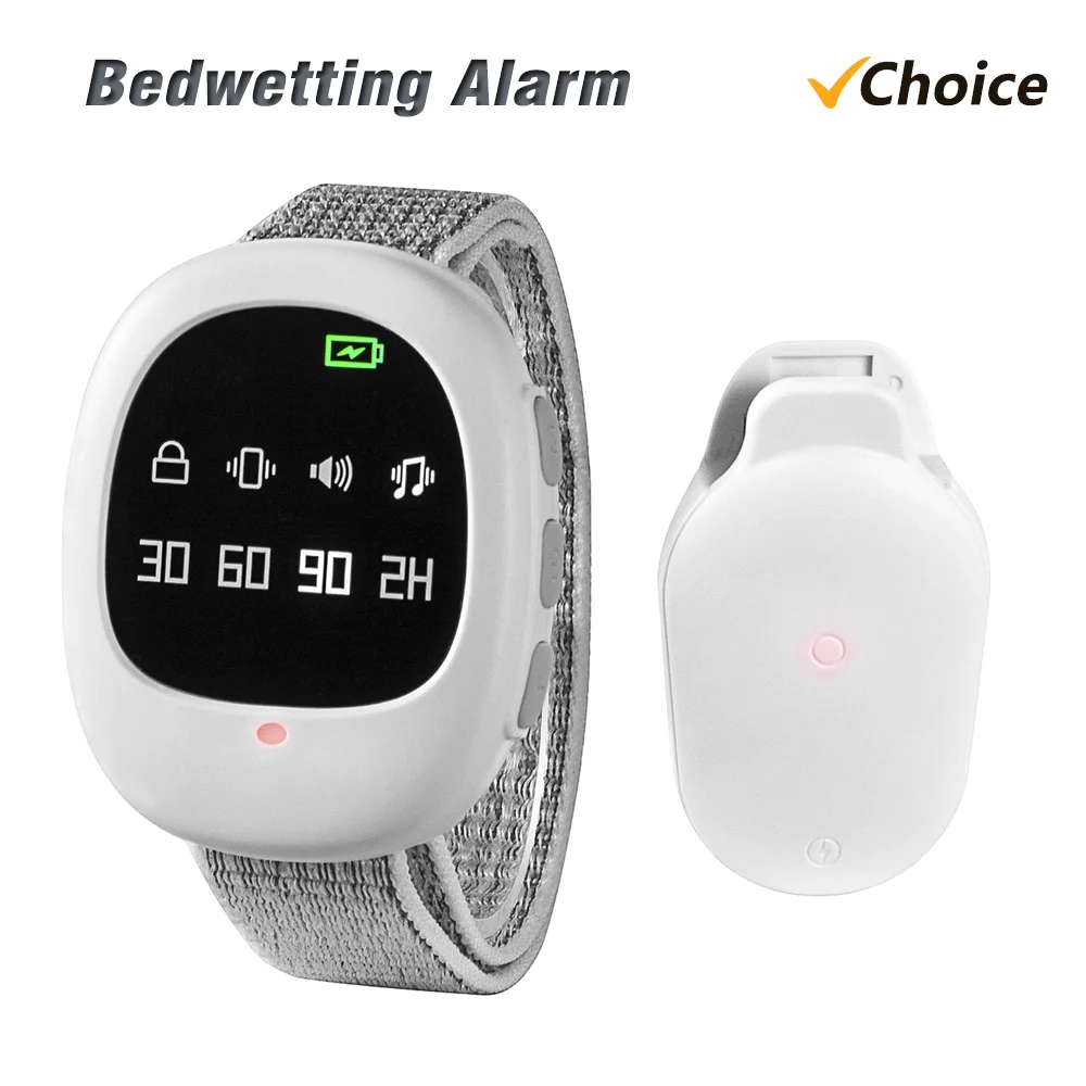 Kabellose Bettnässen Alarm Töpfchen Trainings uhr für Kinder Altenpflege 40m effektive Vibration/ Sound/ Vibration Sound Erinnerung Image