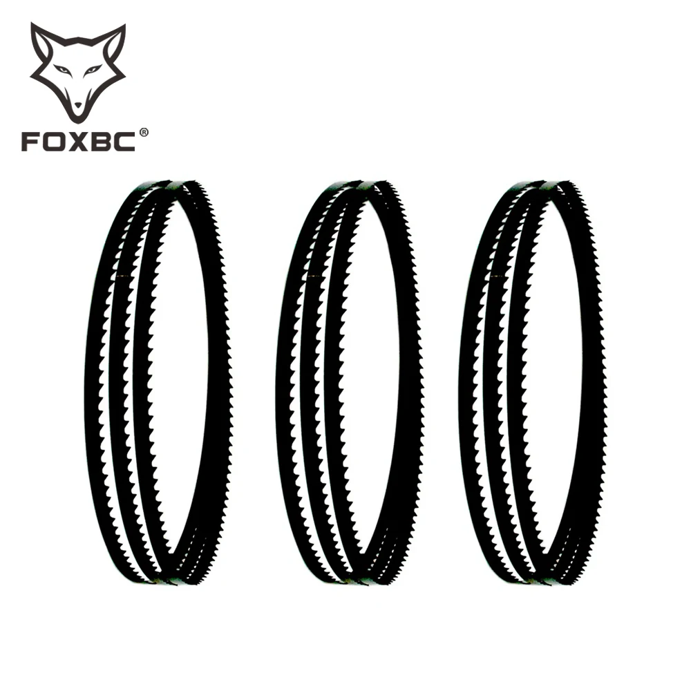 FOXBC 2360mm / (6mm,12mm,15mm) /0,5mm/(4 T, 6 T) Sägeband für Bandsäge BASA 3 Scheppach 3 stücke Image