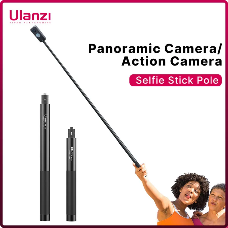 Ulanzi MT-57 MT-58 Insta360 80/120 CM Ausziehbare Unsichtbare Selfie Stick Pole Universal Stange für Für GoPro Insta360 X4 X3 X2 GO 2 Image